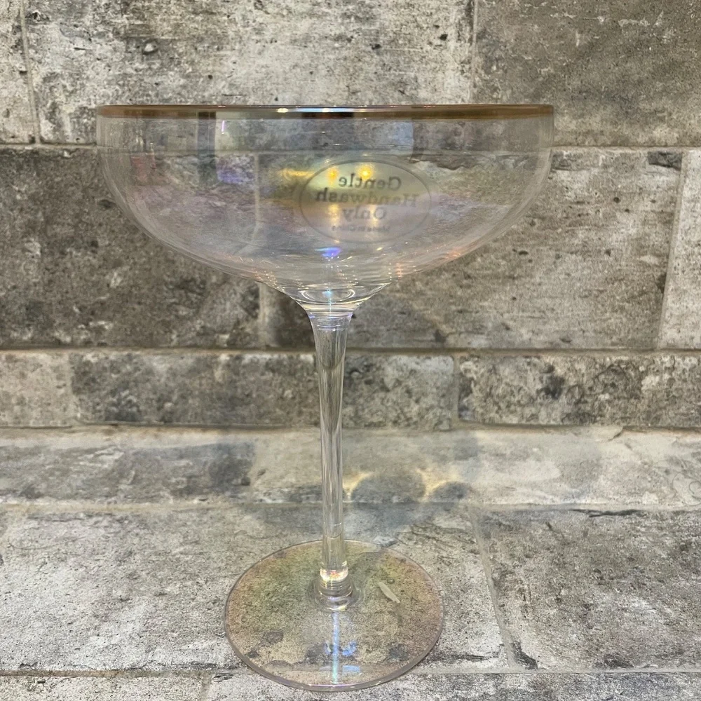 ❤️.IRIDESCENT MARTINI GLASS NEW